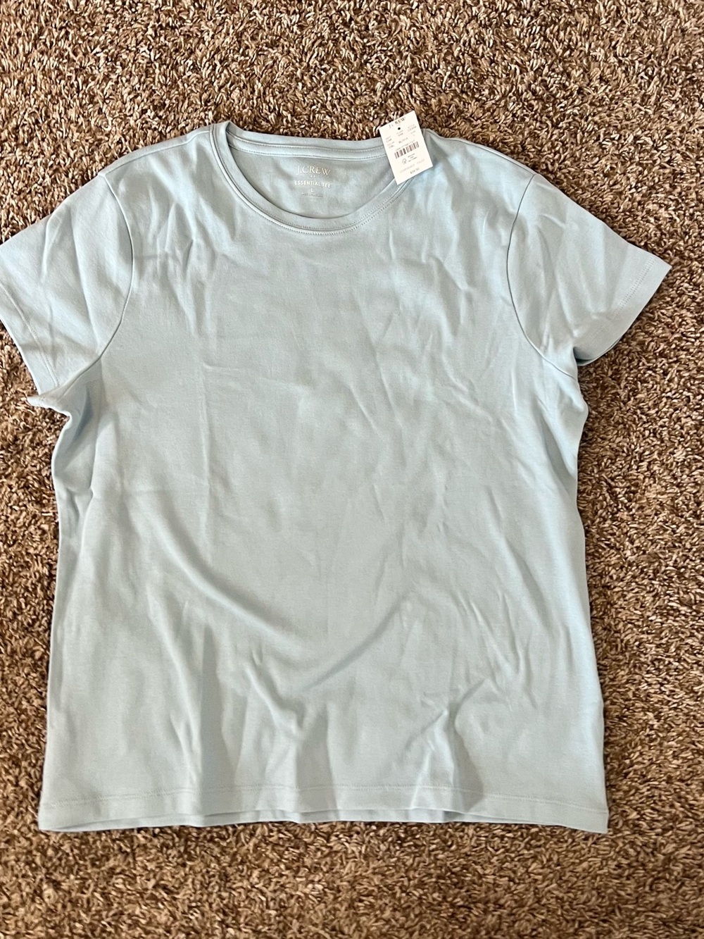 J. Crew Light Blue Short Sleeve Crewneck Tee
